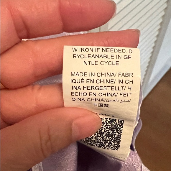 #0942+ Elegant Purple Satin Nightgown - Picture 4 of 7